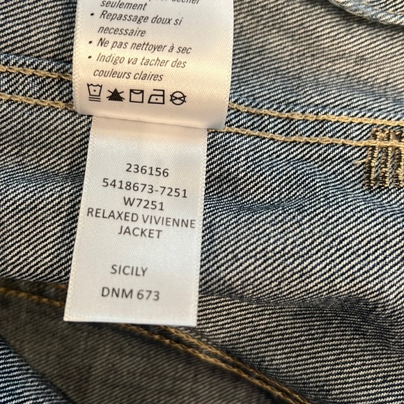 EUC PAIGE Relaxed Vivienne Denim Jacket - Picture 7 of 11